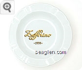 Zeffirino, 1939 - Yellow and brown imprint Porcelain Ashtray