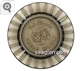 Bob Stupak's Vegas World - Molded imprint Glass Ashtray