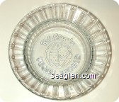 Bob Stupak's Vegas World - Molded imprint Glass Ashtray