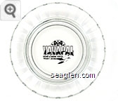 Yavapai Casino & Gaming Center, Prescott, Arizona - Black imprint Glass Ashtray